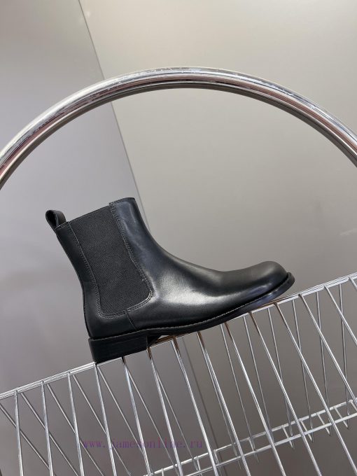 LOEWE 24ss autumn and winter new style square heel thick soled women's boots, foot pedaling 5pno9cqo - Image 6
