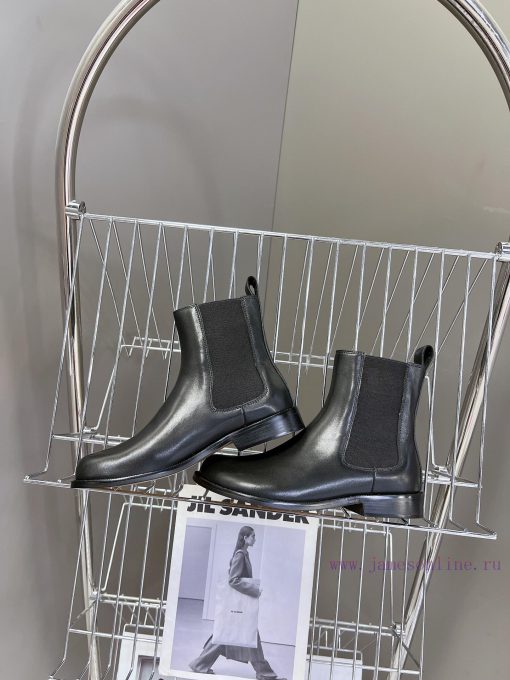 LOEWE 24ss autumn and winter new style square heel thick soled women's boots, foot pedaling 5pno9cqo - Image 7