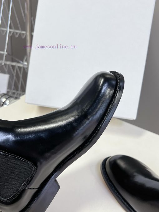 LOEWE 24ss autumn and winter new style square heel thick soled women's boots, foot pedaling q07eafoh - Image 8