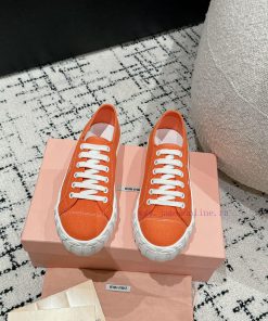 Miu Miu | Miu Miu 24/Autumn/Winter New Canvas British Style Strap Thick Bottom Casual Shoes6yo7wf8o