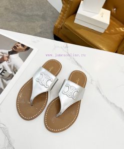 CELINE's 2024 Spring/Summer New Product: Toe Clamping Shoes. The upper is made of calf leathdn3pta78