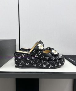 Chanel Chanel 24p Spring/Summer New ProductsSlope heel, thick bottom water platform, full ofv8f21dkg