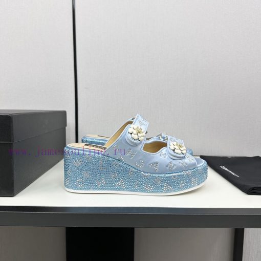 Chanel Chanel 24p Spring/Summer New ProductsSlope heel, thick bottom water platform, full ofjq1jjco9 - Image 2