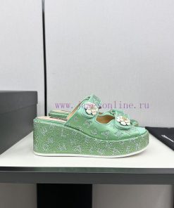 Chanel Chanel 24p Spring/Summer New ProductsSlope heel, thick bottom water platform, full offc1c5wdx