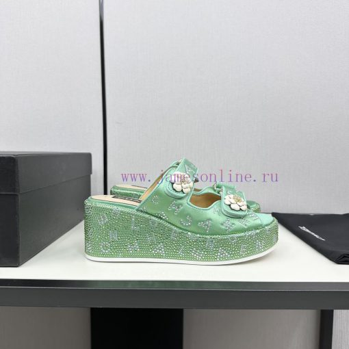 Chanel Chanel 24p Spring/Summer New ProductsSlope heel, thick bottom water platform, full offc1c5wdx