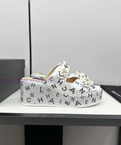 Chanel Chanel 24p Spring/Summer New ProductsSlope heel, thick bottom water platform, full of4lg224h4