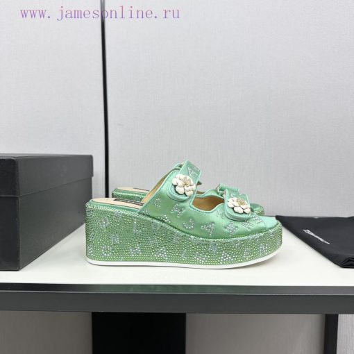 Chanel Chanel 24p Spring/Summer New ProductsSlope heel, thick bottom water platform, full offc1c5wdx - Image 2