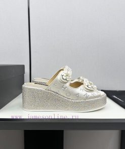Chanel Chanel 24p Spring/Summer New ProductsSlope heel, thick bottom water platform, full ofp4u81x7j