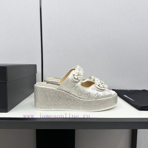Chanel Chanel 24p Spring/Summer New ProductsSlope heel, thick bottom water platform, full ofp4u81x7j