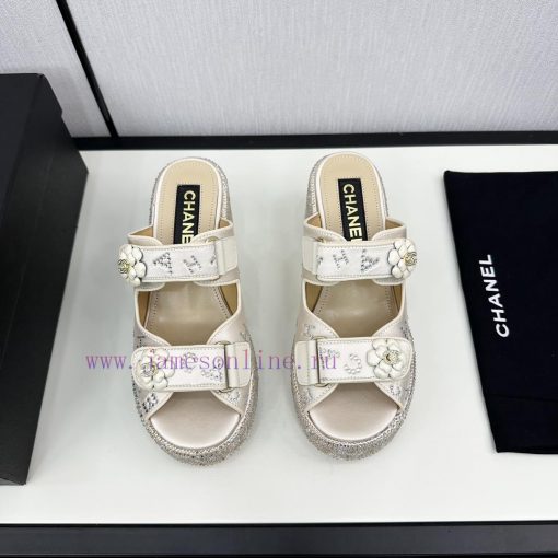 Chanel Chanel 24p Spring/Summer New ProductsSlope heel, thick bottom water platform, full ofp4u81x7j - Image 3