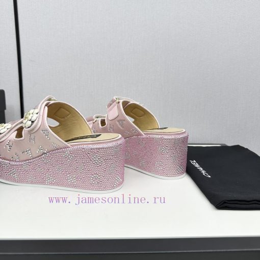 Chanel Chanel 24p Spring/Summer New ProductsSlope heel, thick bottom water platform, full of2nv6ky0g - Image 7