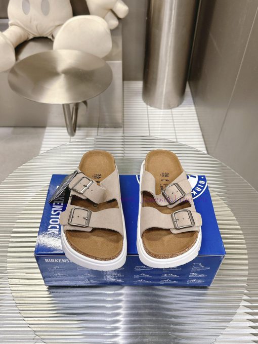 Birkenstock Birkenstock sandals in the same style as Kendou/White Lily2024 Spring New Arizonej3tkwqh - Image 2