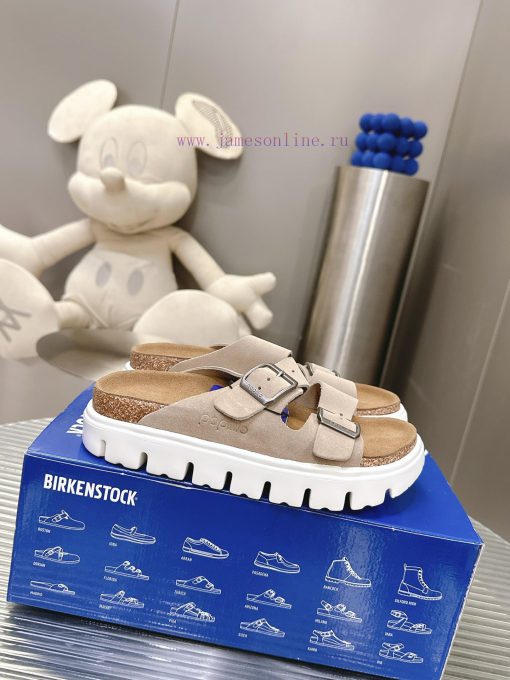 Birkenstock Birkenstock sandals in the same style as Kendou/White Lily2024 Spring New Arizonej3tkwqh - Image 3