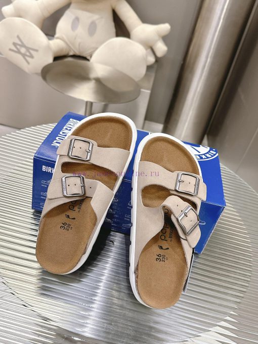 Birkenstock Birkenstock sandals in the same style as Kendou/White Lily2024 Spring New Arizonej3tkwqh - Image 6