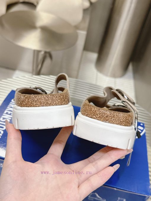 Birkenstock Birkenstock sandals in the same style as Kendou/White Lily2024 Spring New Arizonej3tkwqh - Image 9