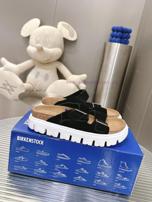 Birkenstock Birkenstock sandals in the same style as Kendou/White Lily2024 Spring New Arizonhz73o8kz - Image 3