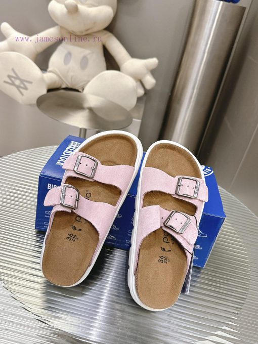 Birkenstock Birkenstock sandals in the same style as Kendou/White Lily2024 Spring New Arizontroxlavj - Image 6