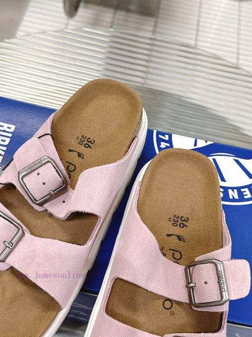 Birkenstock Birkenstock sandals in the same style as Kendou/White Lily2024 Spring New Arizontroxlavj - Image 7