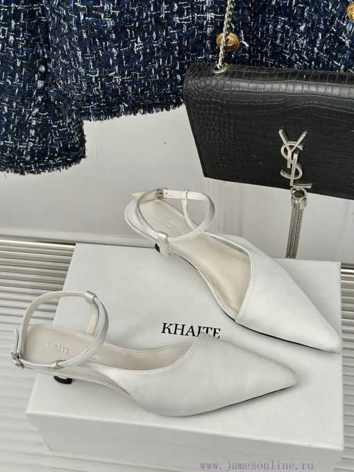 Khaite 24S Spring/Summer New Product Fashionable and Beautiful Pointed Cat and SandalsThe co5upj9o57 - Image 4