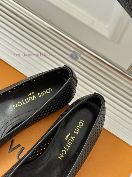 L * V Donkey 24S popular hollowed out designFlat sole shoesThe shoe upper is made of customizcxm191r - Image 9