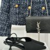 Khaite 24S Spring/Summer New Product Fashionable and Beautiful Pointed Cat and SandalsThe cofv6vknyi