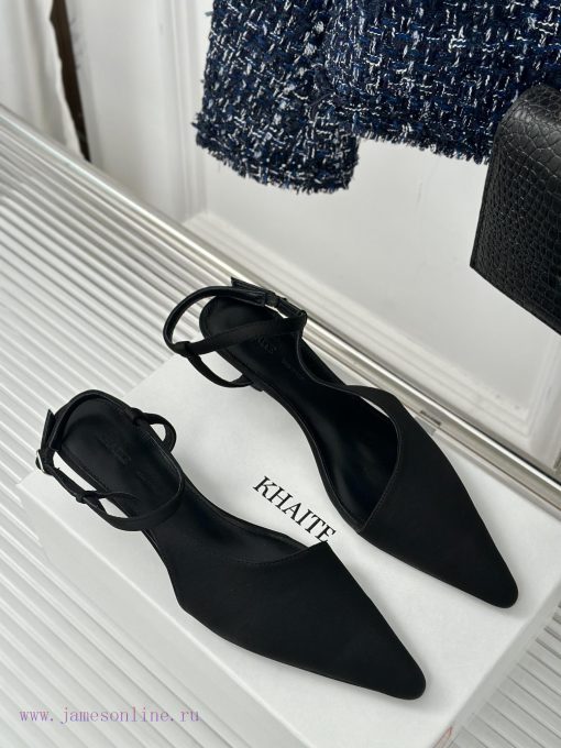 Khaite 24S Spring/Summer New Product Fashionable and Beautiful Pointed Cat and SandalsThe cofv6vknyi - Image 4