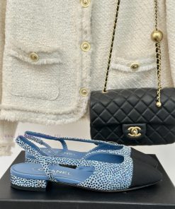 Chanel | Chanel Classic Sling BackColor blocked thick heel empty sandalsAlthough it is one oa23zy74z
