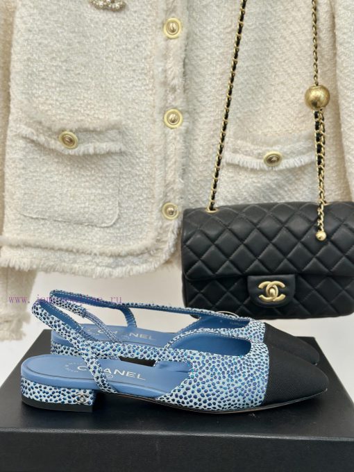 Chanel | Chanel Classic Sling BackColor blocked thick heel empty sandalsAlthough it is one oa23zy74z