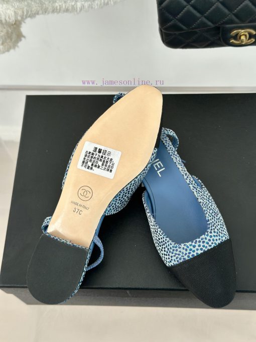 Chanel | Chanel Classic Sling BackColor blocked thick heel empty sandalsAlthough it is one oa23zy74z - Image 10