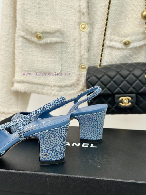 Chanel | Chanel Classic Sling BackColor blocked thick heel empty sandalsAlthough it is one oiw2ls0hu - Image 7