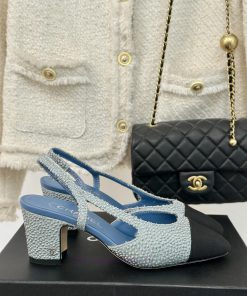 Chanel | Chanel Classic Sling BackColor blocked thick heel empty sandalsAlthough it is one onj9f03md