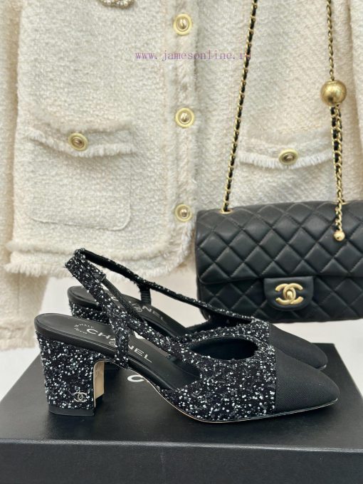 Chanel | Chanel Classic Sling BackColor blocked thick heel empty sandalsAlthough it is one olwb8j3vr - Image 2