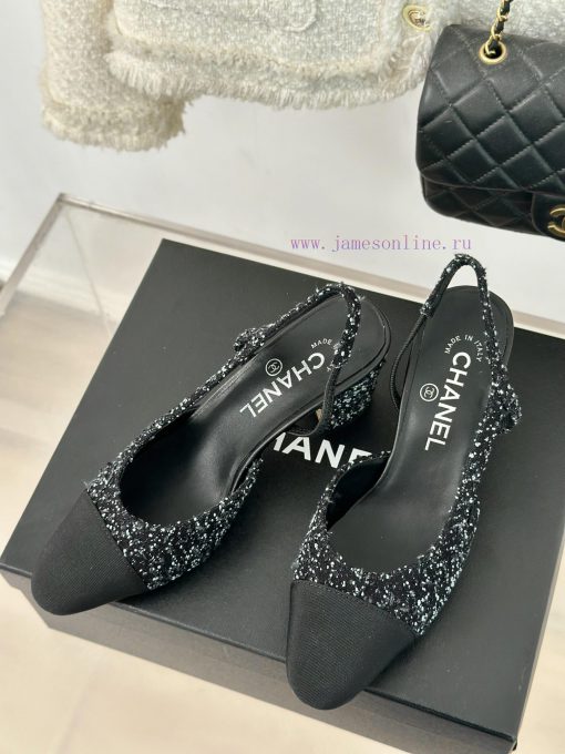 Chanel | Chanel Classic Sling BackColor blocked thick heel empty sandalsAlthough it is one olwb8j3vr - Image 3