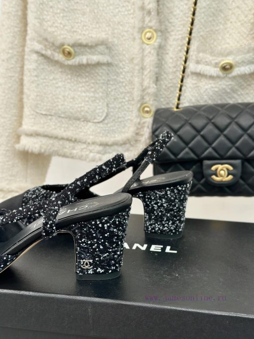 Chanel | Chanel Classic Sling BackColor blocked thick heel empty sandalsAlthough it is one olwb8j3vr - Image 7