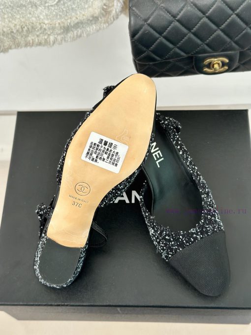 Chanel | Chanel Classic Sling BackColor blocked thick heel empty sandalsAlthough it is one olwb8j3vr - Image 10