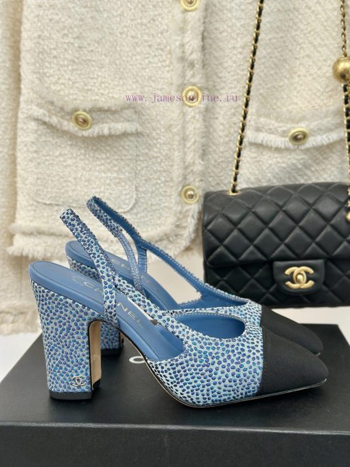 Chanel | Chanel Classic Sling BackColor blocked thick heel empty sandalsAlthough it is one or1xv1f9e