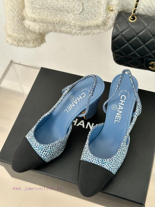 Chanel | Chanel Classic Sling BackColor blocked thick heel empty sandalsAlthough it is one or1xv1f9e - Image 3