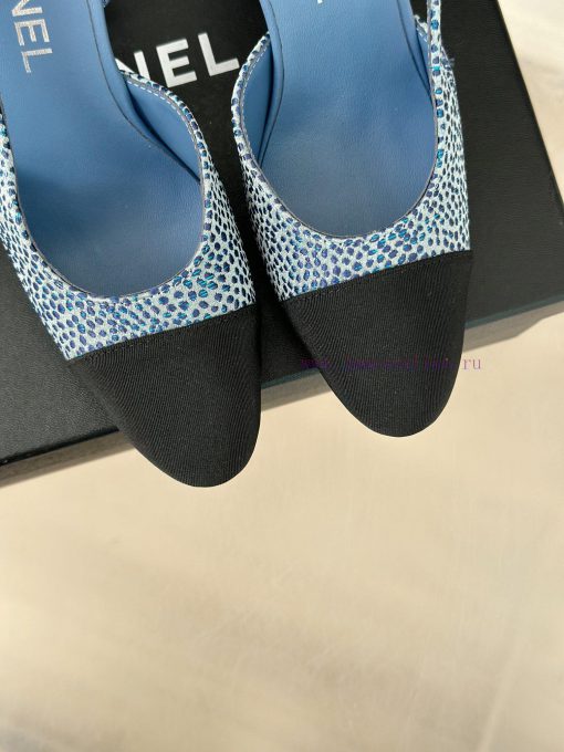 Chanel | Chanel Classic Sling BackColor blocked thick heel empty sandalsAlthough it is one or1xv1f9e - Image 8