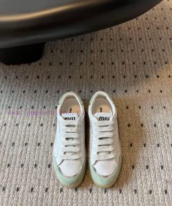 Top qualitymiumiu ss24 new arrival～Miu Home 2024 Autumn New Collection | Lace up Casual Shoexdmfynfn
