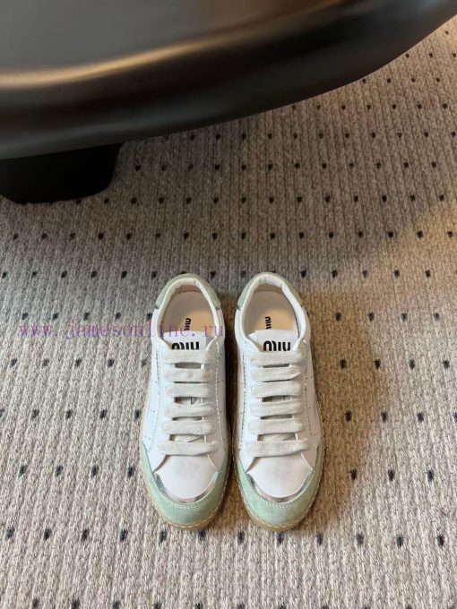 Top qualitymiumiu ss24 new arrival～Miu Home 2024 Autumn New Collection | Lace up Casual Shoexdmfynfn