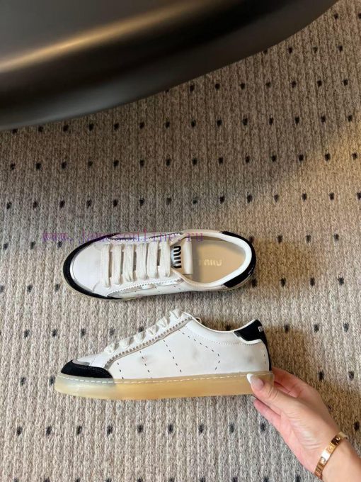 Top qualitymiumiu ss24 new arrival～Miu Home 2024 Autumn New Collection | Lace up Casual Shoev8wqmwip - Image 6