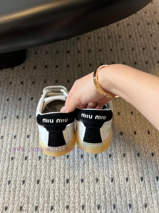 Top qualitymiumiu ss24 new arrival～Miu Home 2024 Autumn New Collection | Lace up Casual Shoev8wqmwip - Image 9