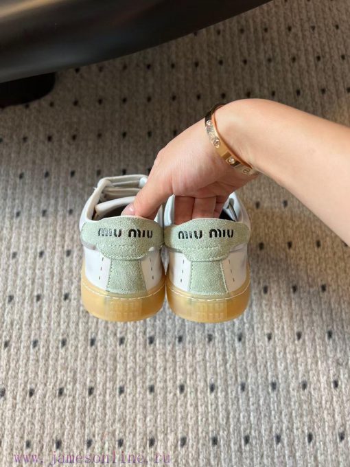 Top qualitymiumiu ss24 new arrival～Miu Home 2024 Autumn New Collection | Lace up Casual Shoexdmfynfn - Image 9