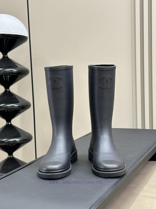 Chan... l Classic Rain Boots 24 New Color Top EditionTop grinding tool, seamless shoe upperHelnwdsvf - Image 3