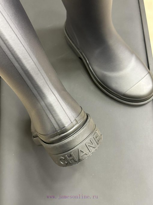Chan... l Classic Rain Boots 24 New Color Top EditionTop grinding tool, seamless shoe upperHelnwdsvf - Image 8