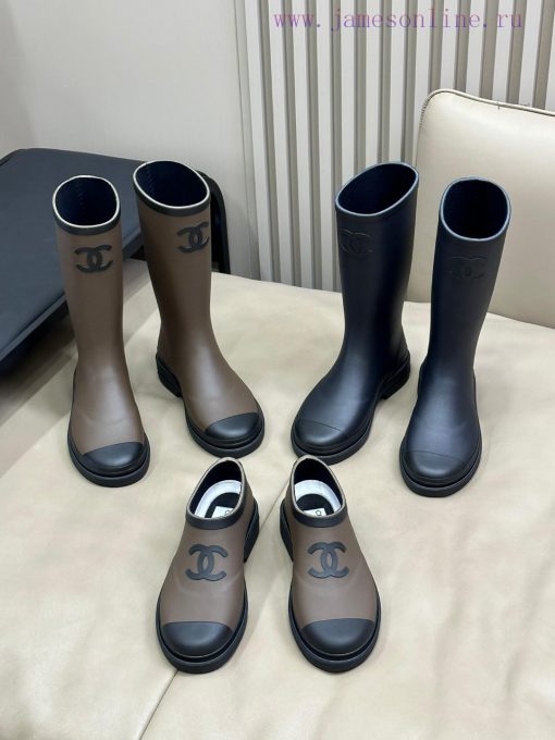 Chan... l Classic Rain Boots 24 New Color Top EditionTop grinding tool, seamless shoe upperHelnwdsvf - Image 10