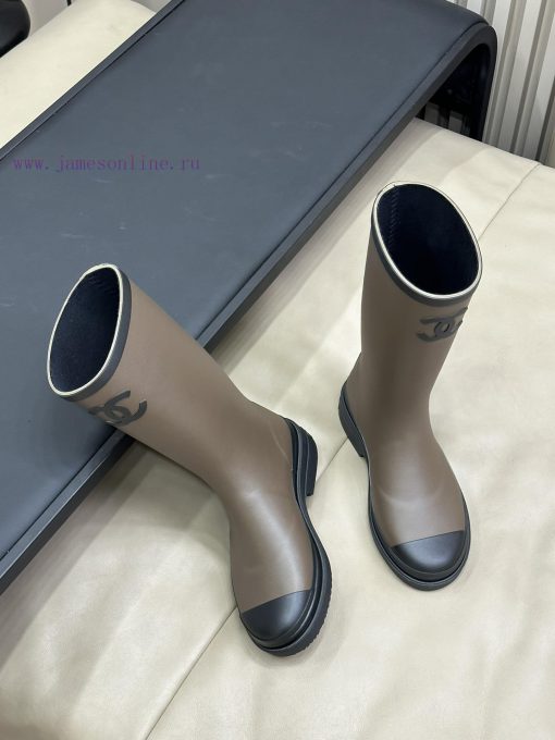 Chan... l Classic Rain Boots 24 New Color Top EditionTop grinding tool, seamless shoe upperHqvajs3q1 - Image 4