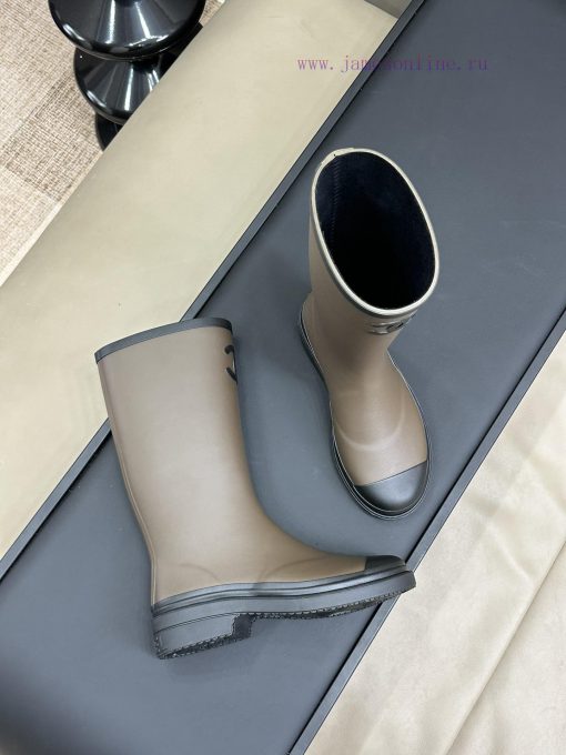 Chan... l Classic Rain Boots 24 New Color Top EditionTop grinding tool, seamless shoe upperHqvajs3q1 - Image 5