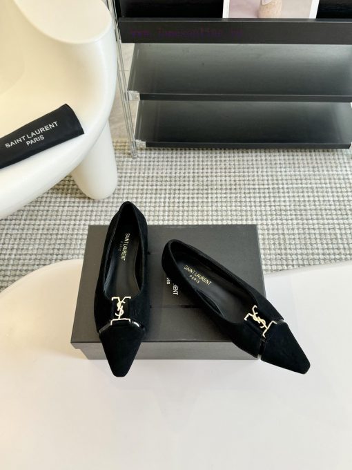 SAINT LAURENT YSL pointed flat sole single shoeWho loves these retro animal patterned flat sa4pfxmc5 - Image 3