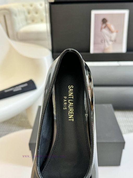SAINT LAURENT YSL pointed flat sole single shoeWho loves these retro animal patterned flat s76l04vdx - Image 6